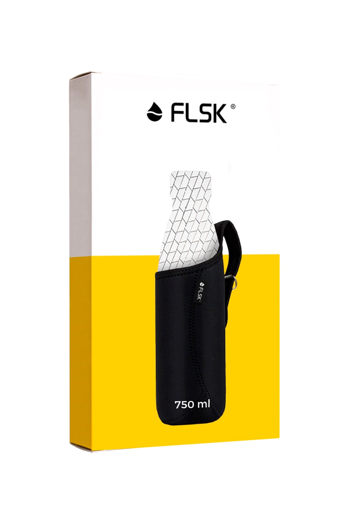 FL - 750 - NS - BLCK - 011 - FLSK Isolierflasche 'Neoprentasche für 750 ml isolierflaschen - Schwarz'
