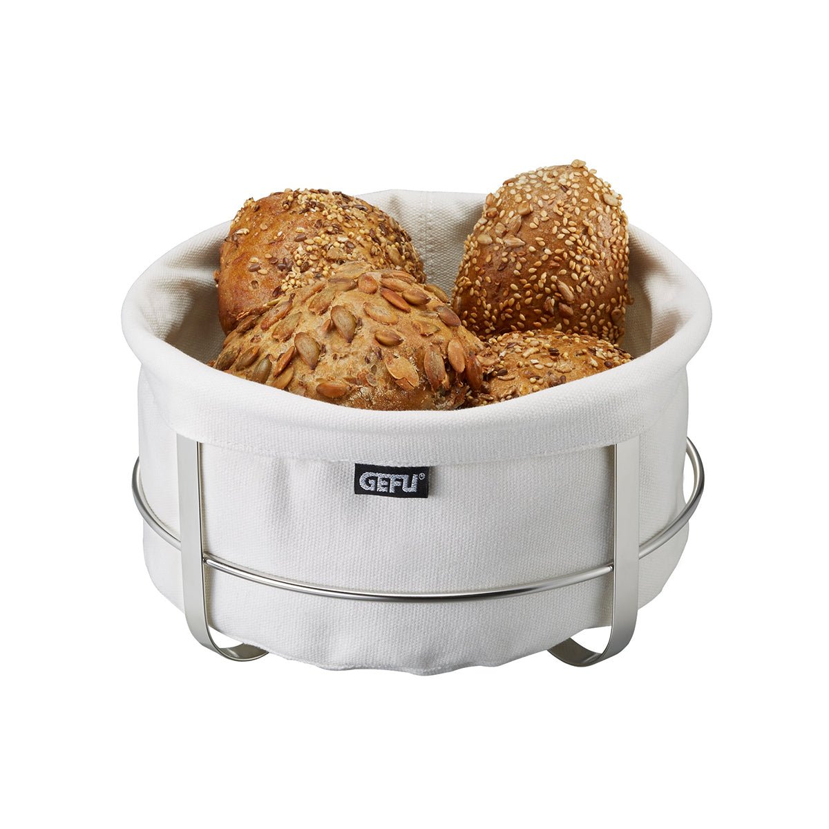 GE33660 - GEFU 'Brotkorb BRUNCH rund weiß'