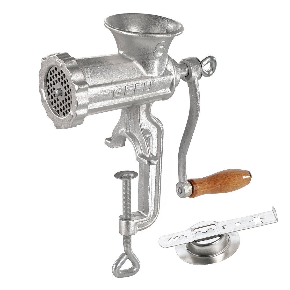 GE - 00017 - GEFU 'Set Fleischwolf TRICA Gr. 5 plus Spritzgebäckvorsatz'
