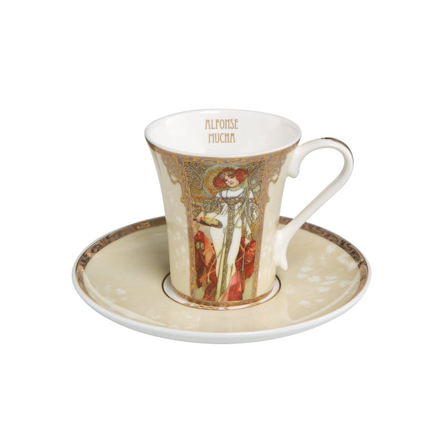67011681 - Goebel Artis Orbis Alphonse Mucha 'Herbst / Winter - Espressotasse'