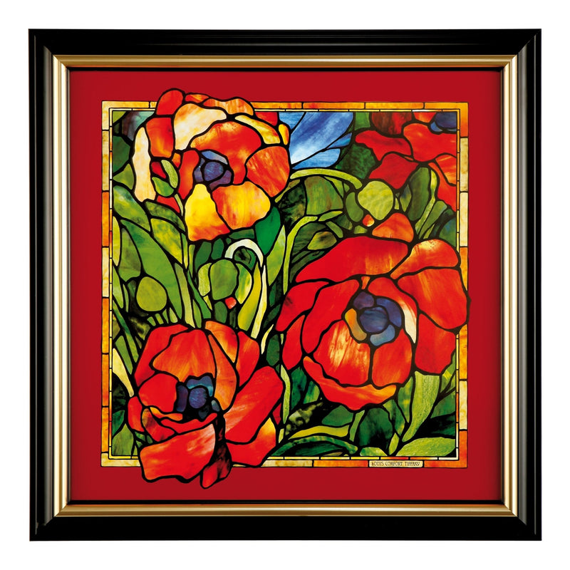 66535311 - Goebel Artis Orbis Louis Comfort Tiffany 'Orientalische Mohnblume - Wandbild'