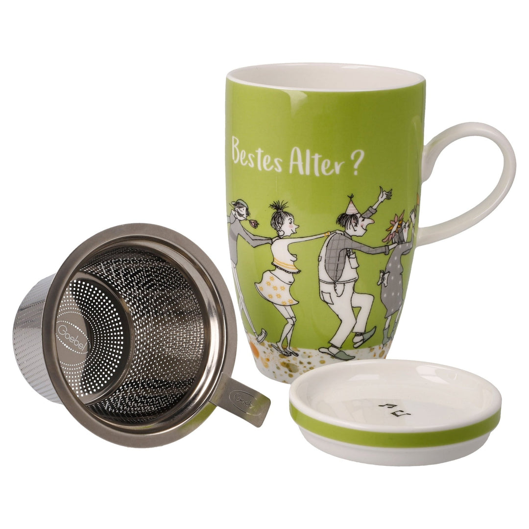 27001361 - Goebel Barbara Freundlieb Teetasse mit Deckel und Sieb &