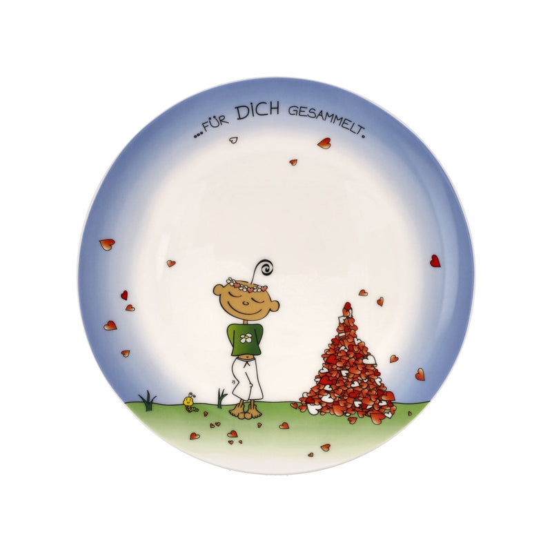 54103041 - Goebel Der kleine Yogi® Wohnaccessoires Teller 'Für Dich gesammelt 23' 2023