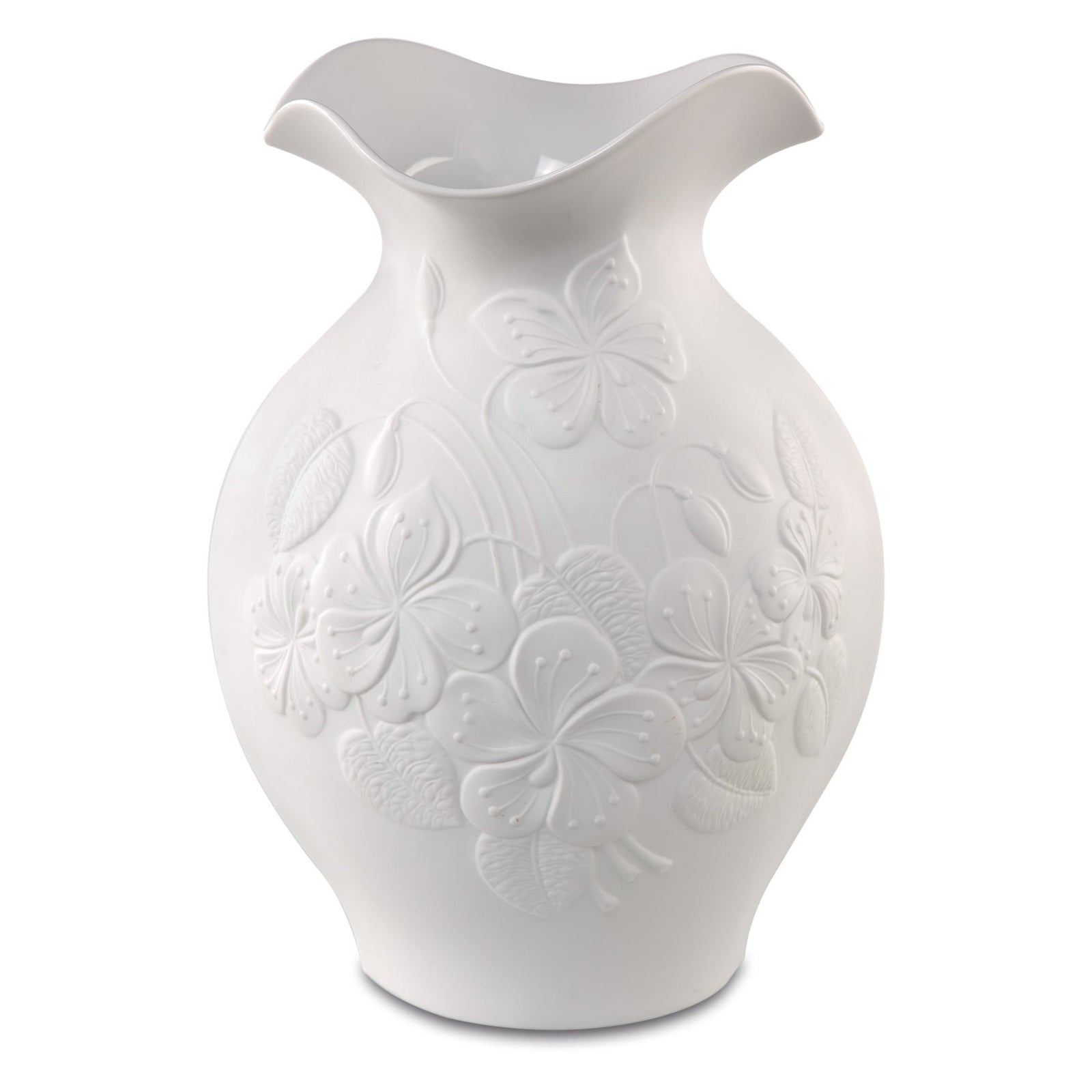 14002075 - Goebel Kaiser Porzellan Floralie, biskuit 'Vase 30 cm - Floralie'
