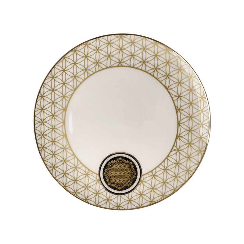 23500811 - Goebel Lotus Yin Yang Teller 'Blume des Lebens weiß' 2023