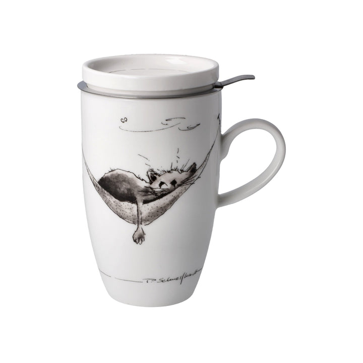26500271 - Standard - Peter Schnellhardt - Mittagspause - Teetasse mit Deckel und Sieb