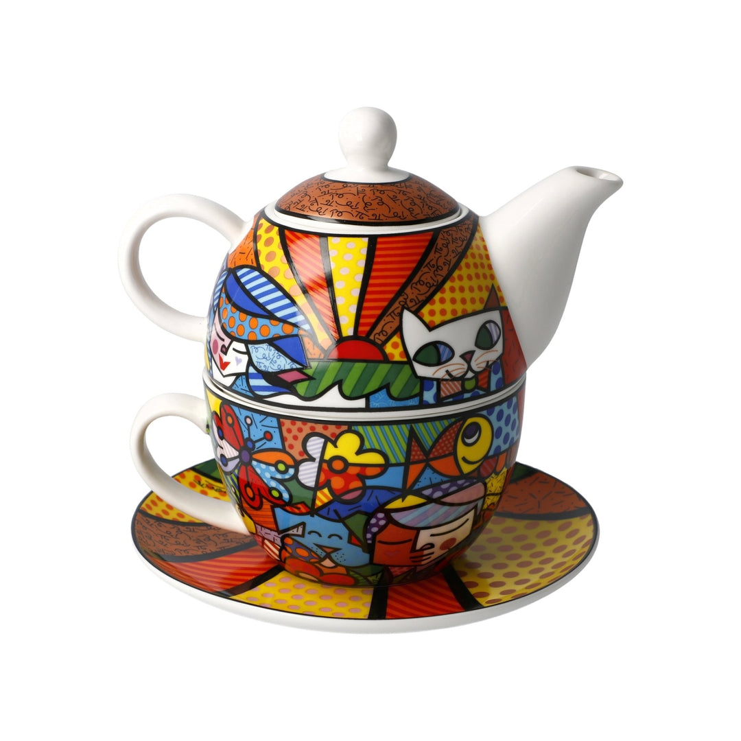 66452711 - Standard - Romero Britto - Garden - Tea for One