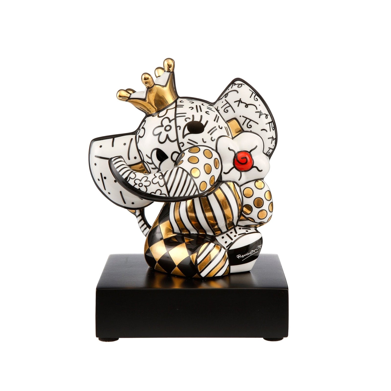 66452491 - Goebel Pop Art Romero Britto 'Golden Spring Elephant - Figur'