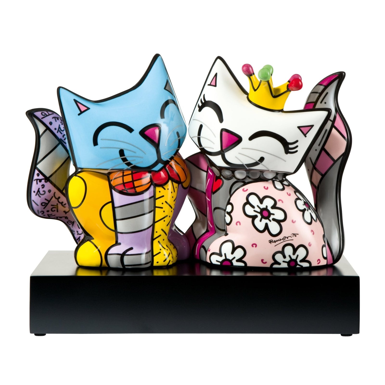 66451721 - Goebel Pop Art Romero Britto 'Soul Mates - Figurine'