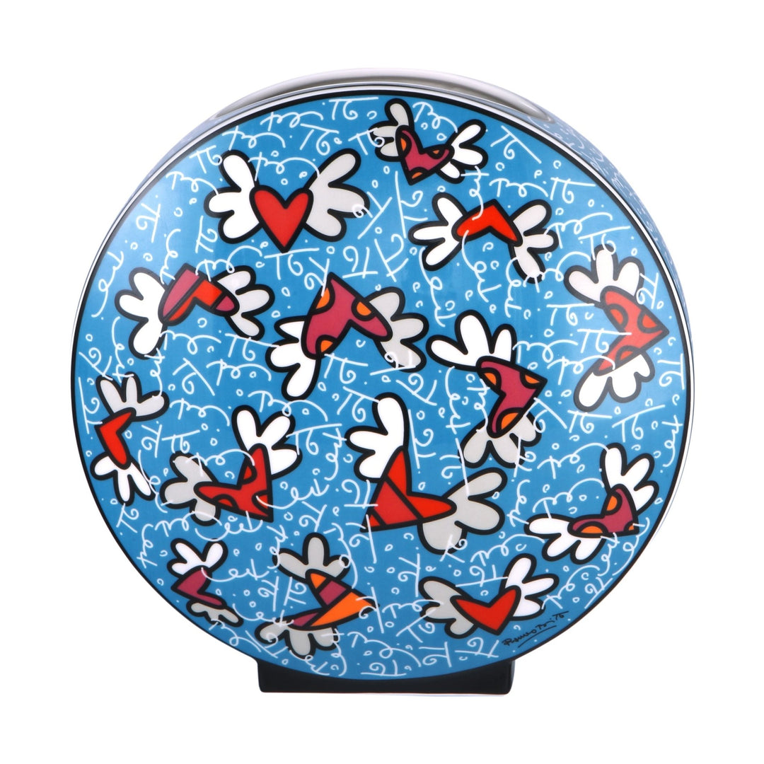 66453201 - Goebel Pop Art Romero Britto Vase &