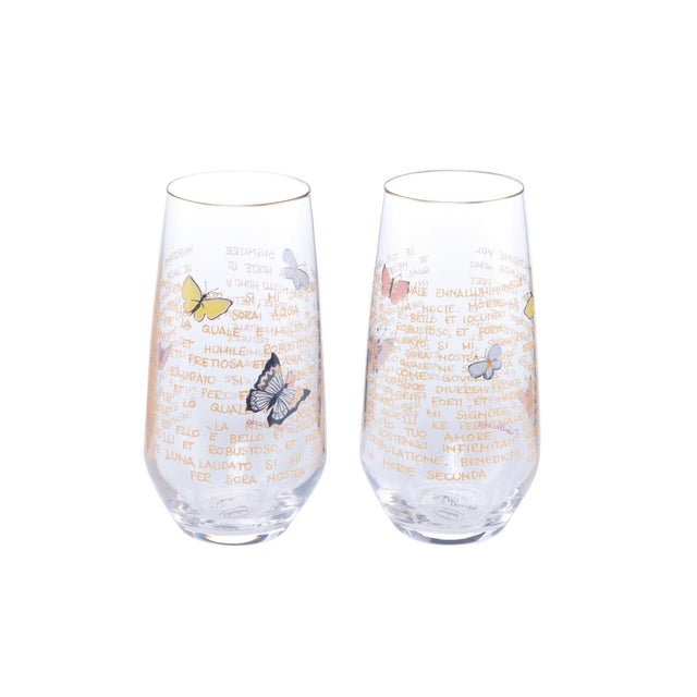 66926931 - Goebel Rosina Wachtmeister Wohnaccessoires 'Giorni di sole - Gläser. Set 2 Stück' !