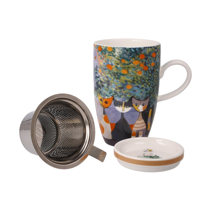 66861321 - Goebel Rosina Wachtmeister Wohnaccessoires Teetasse mit Deckel und Sieb &