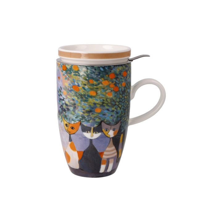 66861321 - Goebel Rosina Wachtmeister Wohnaccessoires Teetasse mit Deckel und Sieb &