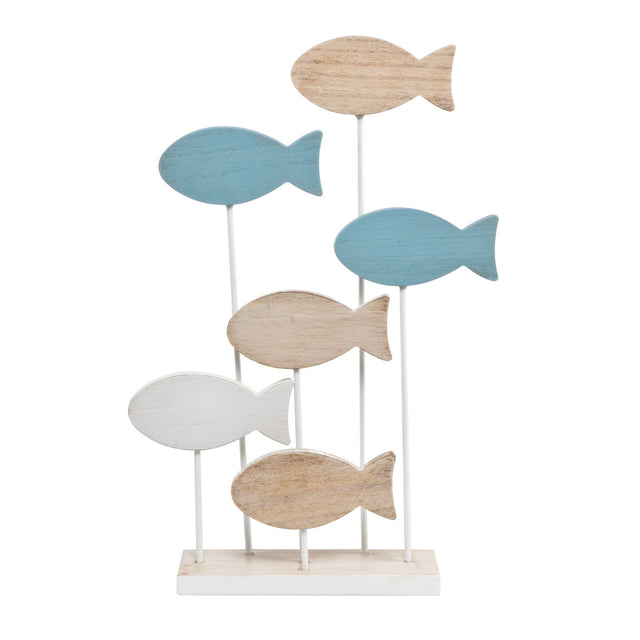 23100621 - Goebel Scandic Home Aurora 'Blue Fishes - Postkartenständer'