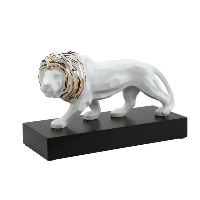 30800181 - Goebel Studio 8 LArt dObjets 'ST8 P Lion blanc - or' 2022