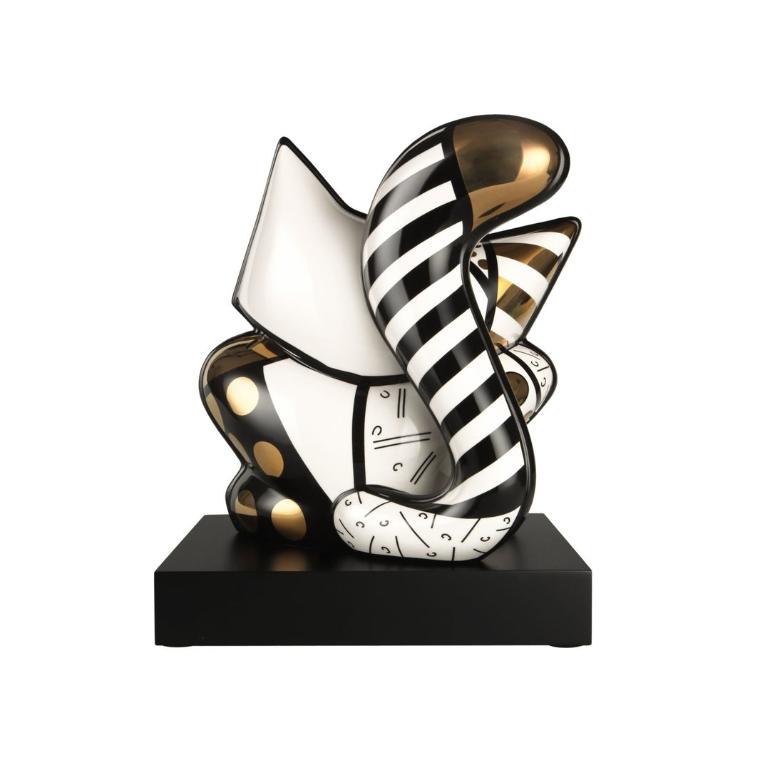 66453281 - Romero Britto - Gato Dorado, Goebel, Figura, 2024