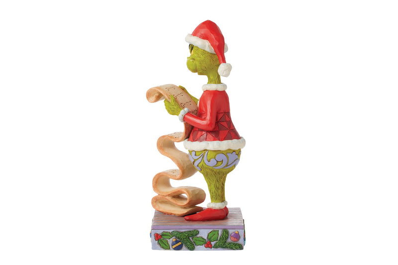 6015217 - Grinch hält Nachthemd - Nizza Liste Figur - 22,5cm, Jim Shore 2024