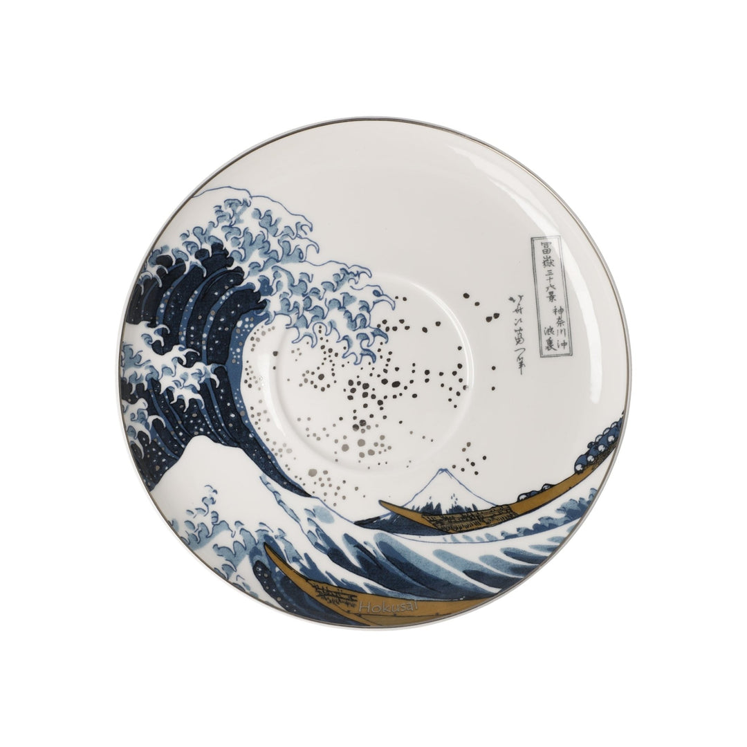 67075011 - Hokusai - Fala, Goebel, Filiżanka kawy z mlekiem, 2024