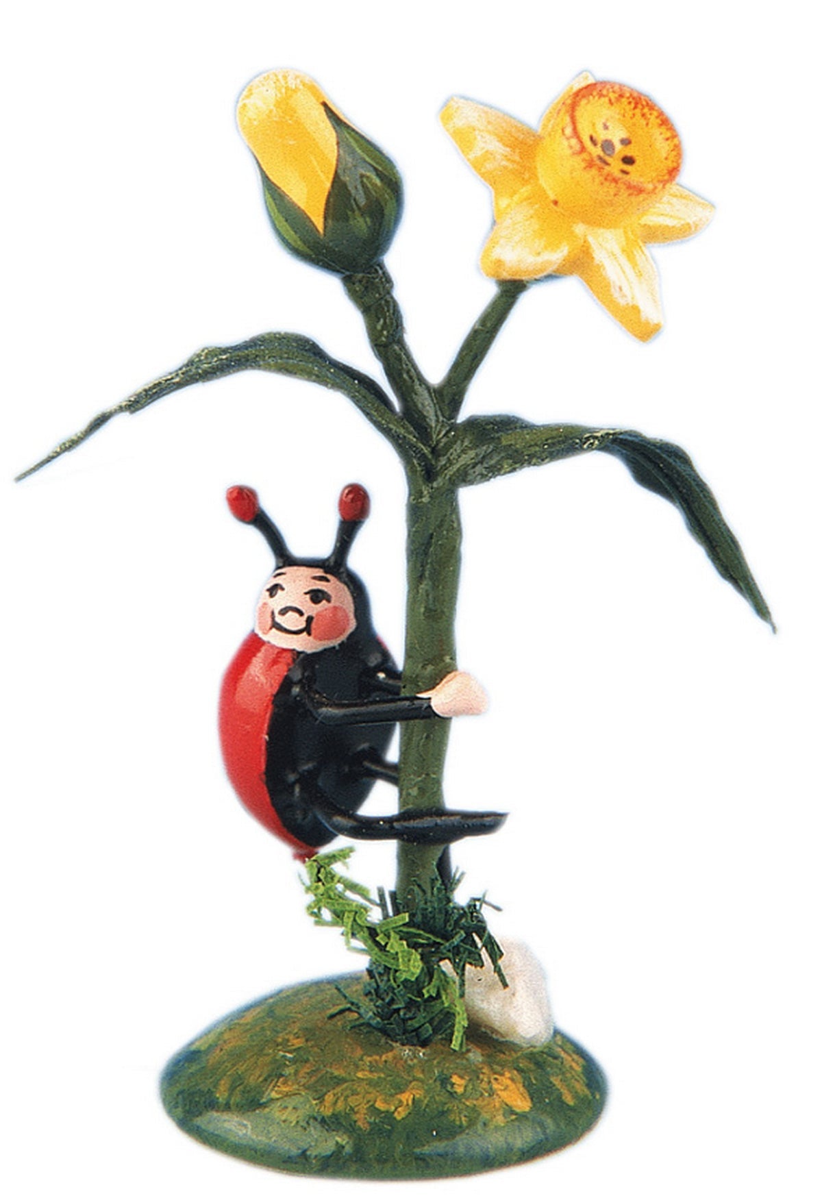 HUB - 303h0001 - Hubrig Volkskunst '2-piece Set Ladybug - Daffodil'