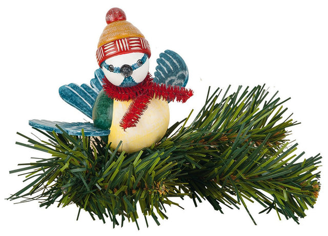 HUB - 140h0003 - Hubrig Volkskunst 'Baumclipser - Blaumeise 6,5cm'