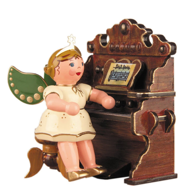 HUB - 121h0039 - Hubrig Volkskunst 'Engel mit HaRäuchermannonium 6,5cm'