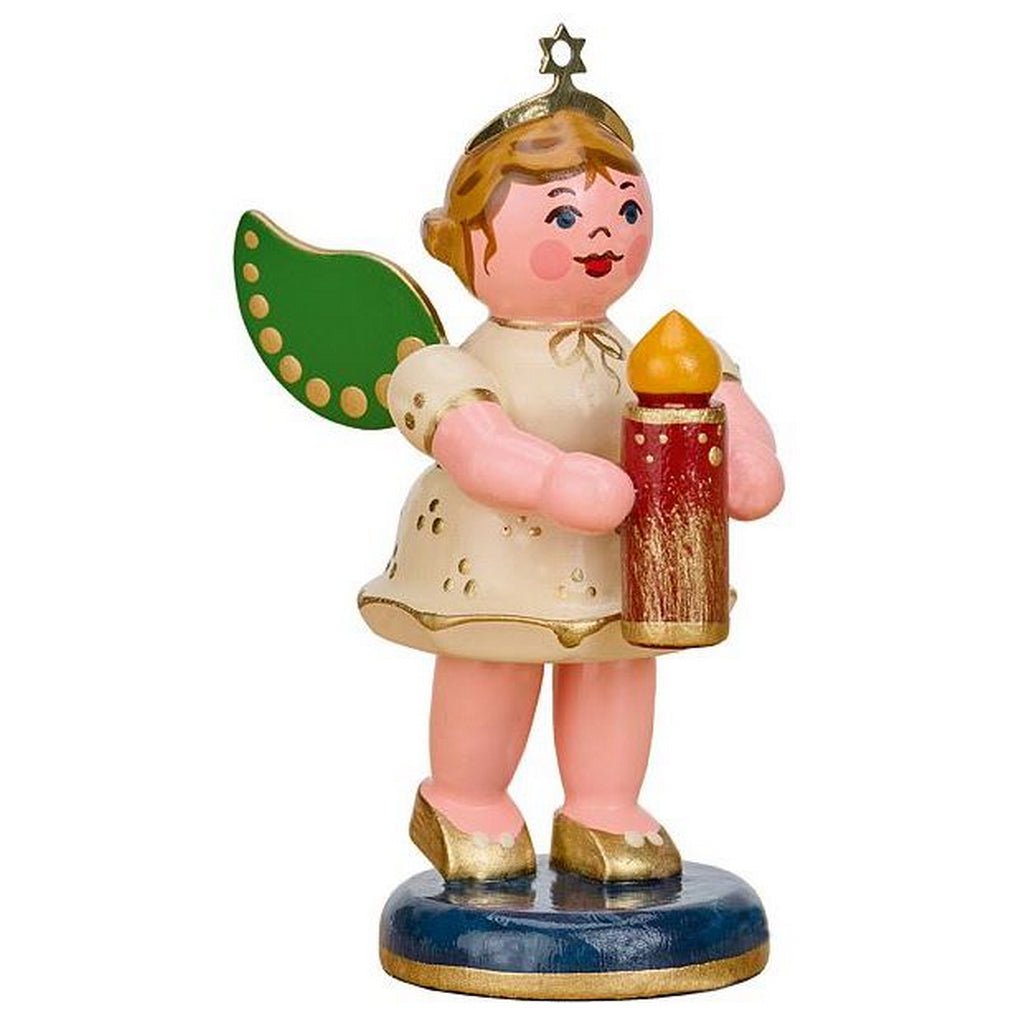 HUB - 121h0110 - Hubrig Volkskunst, Ángel con luz de vela 6,5 cm, 2024