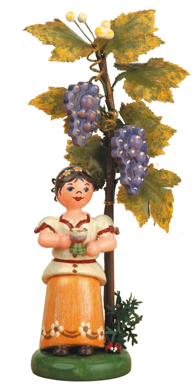 HUB - 304h0008 - Hubrig Volkskunst 'Herbstkind - Wein'