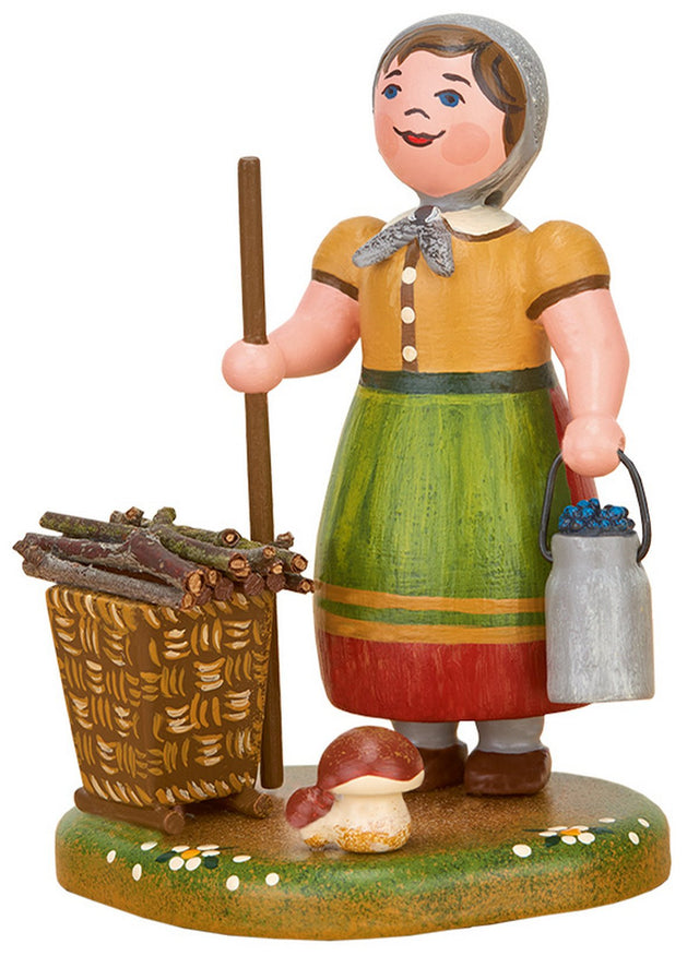 HUB - 330h0011 - Hubrig Volkskunst 'Landidyll - Landfrau 7cm'