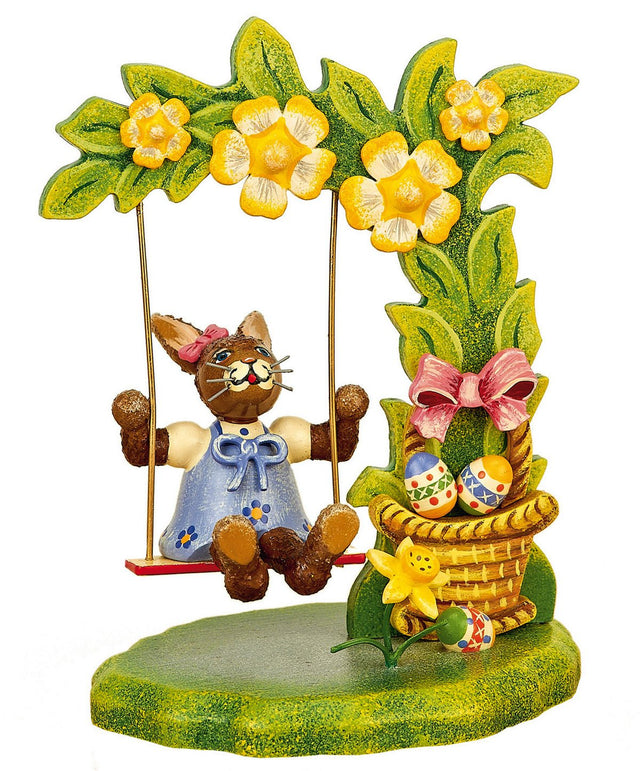 HUB - 301h0020 - Hubrig Volkskunst 'El columpio de flores de Sabinchen'