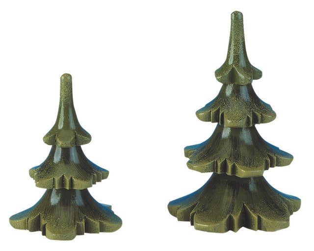 HUB - 111h0002 - Hubrig Volkskunst 'Sommerbaum - 2er Set 6cm / 8cm'