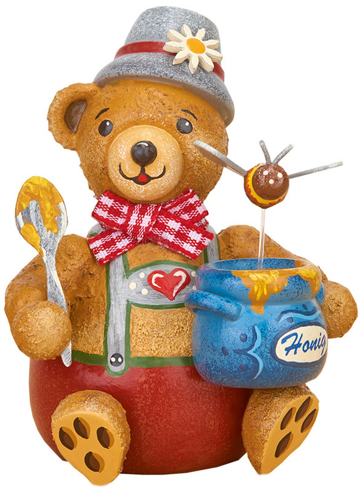 HUB - 500h1007 - Hubrig Volkskunst 'Teddy - mini - Honigbärli - 7cm'