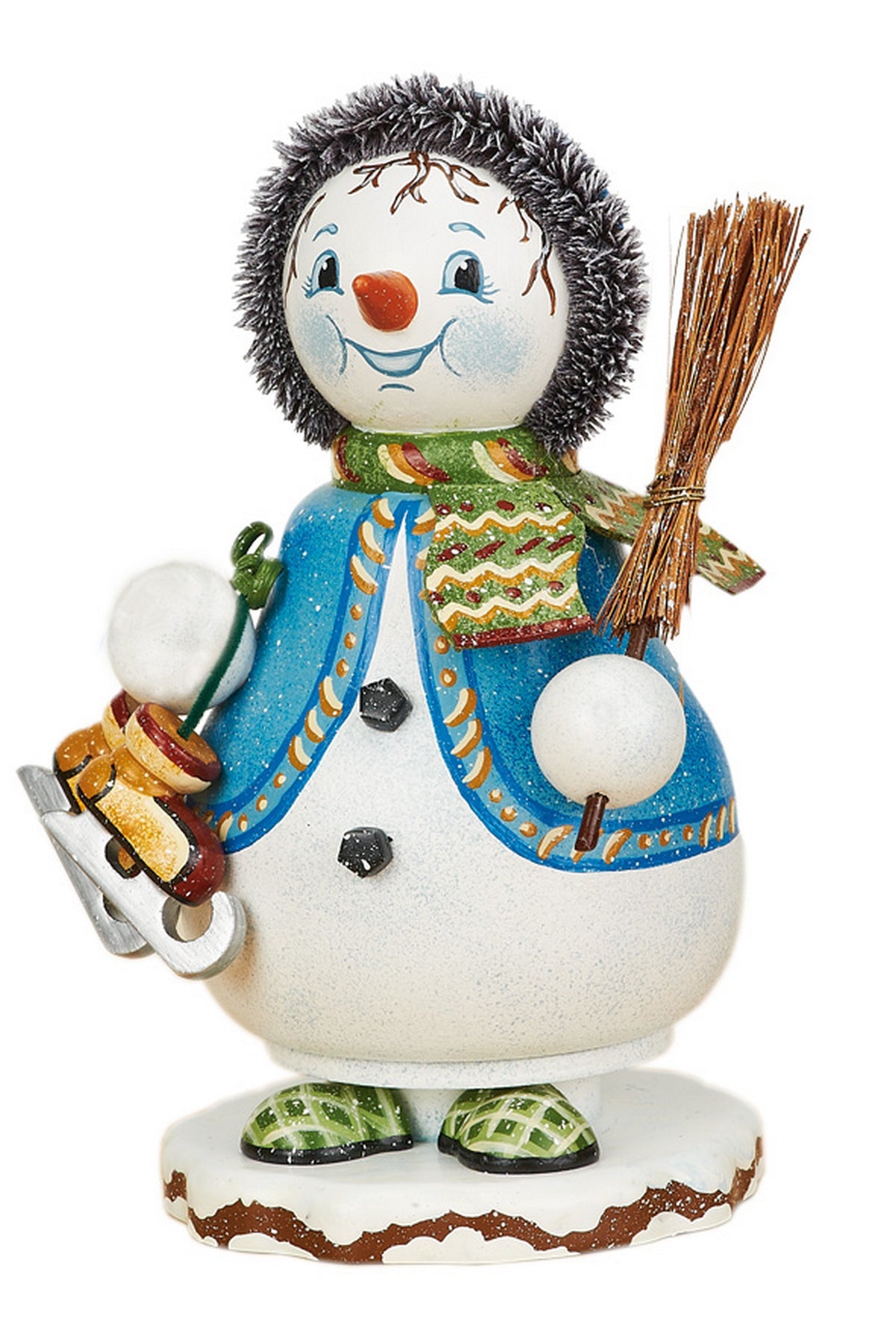 HUB - 105h1204 - Hubrig Volkskunst 'Wichtel - Schneeflöckchen's Eiskufen'