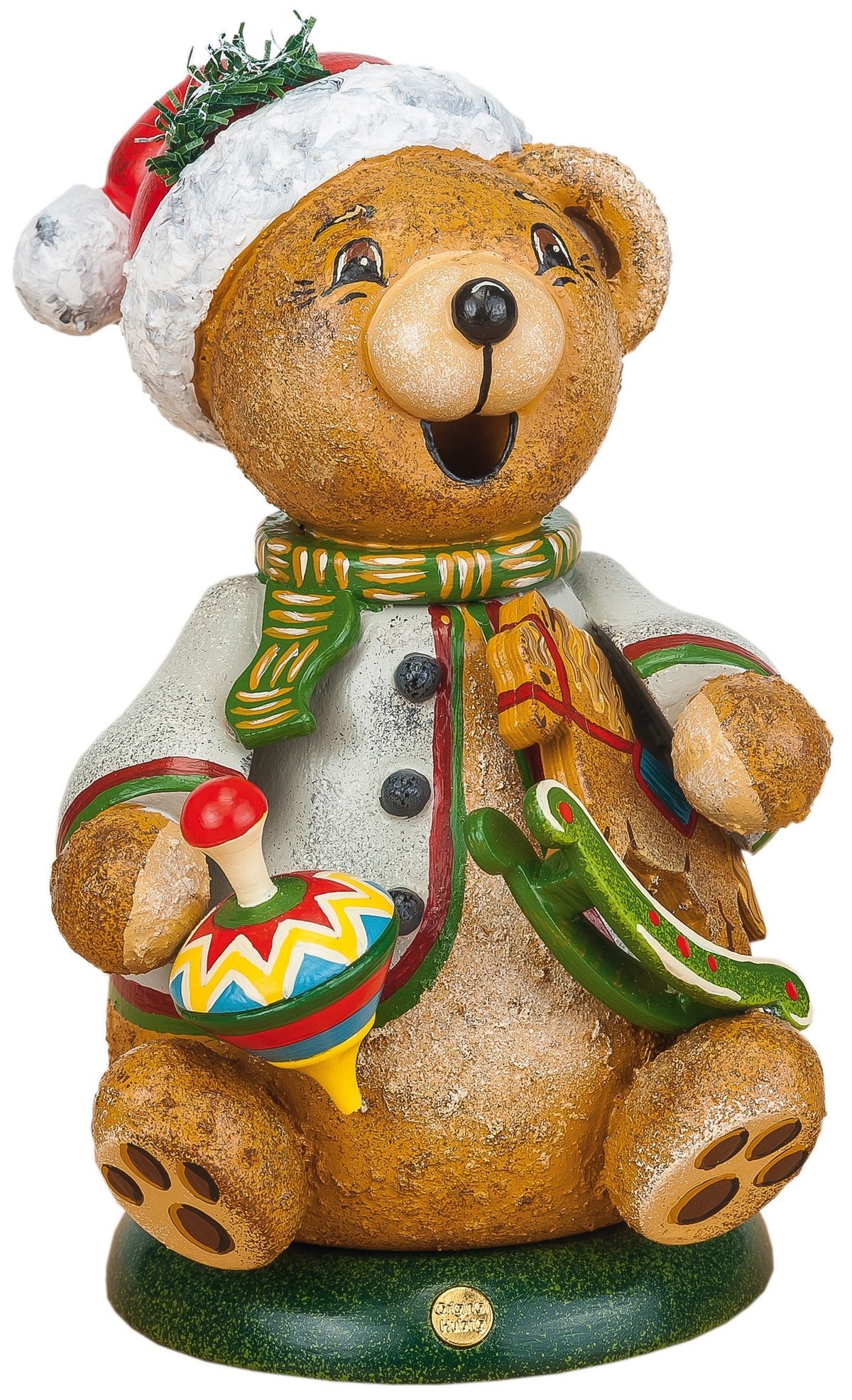 HUB - 105h1302 - Hubrig Volkskunst 'Wichtel - Teddy's Schaukelpferd'