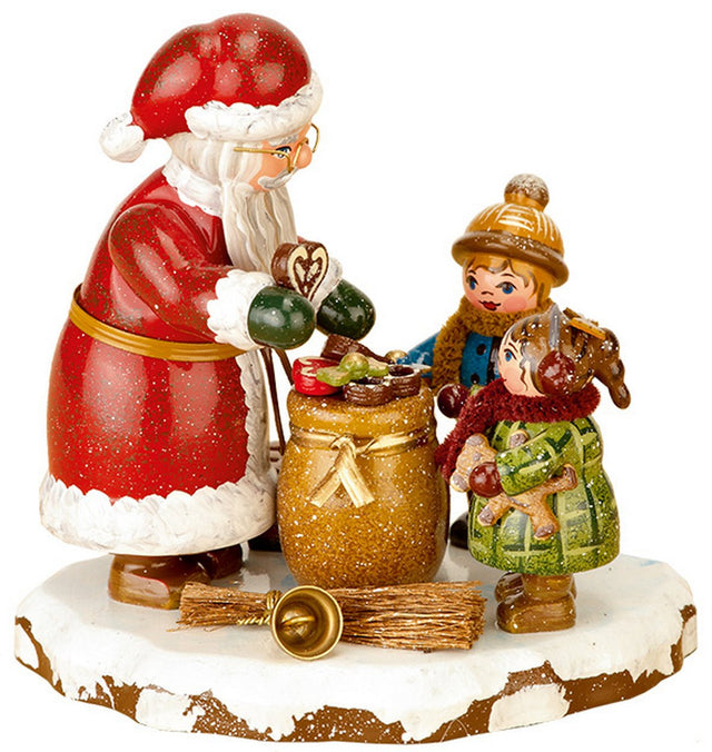 HUB - 110h0017 - Hubrig Volkskunst 'Winterbarn - Tack kära jultomten 9 cm'