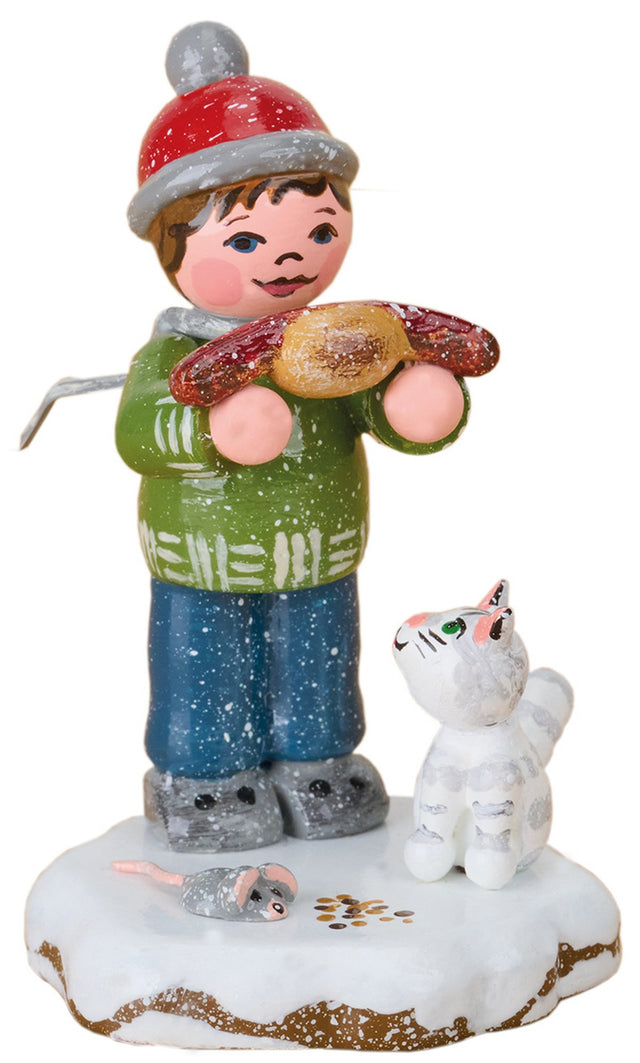 HUB - 110h0065 - Hubrig Volkskunst 'Winterbarn - En meterkorv, tack 6 cm' 2023