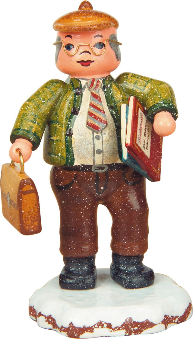 HUB - 110h0013 - Hubrig Volkskunst 'Winterkinder - Herr Lehrer 8cm'