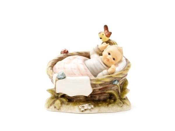 01 - 656 - 10 - 7 - Hummel Figur Aufgewacht rote Decke 9,0 cm HUM 656