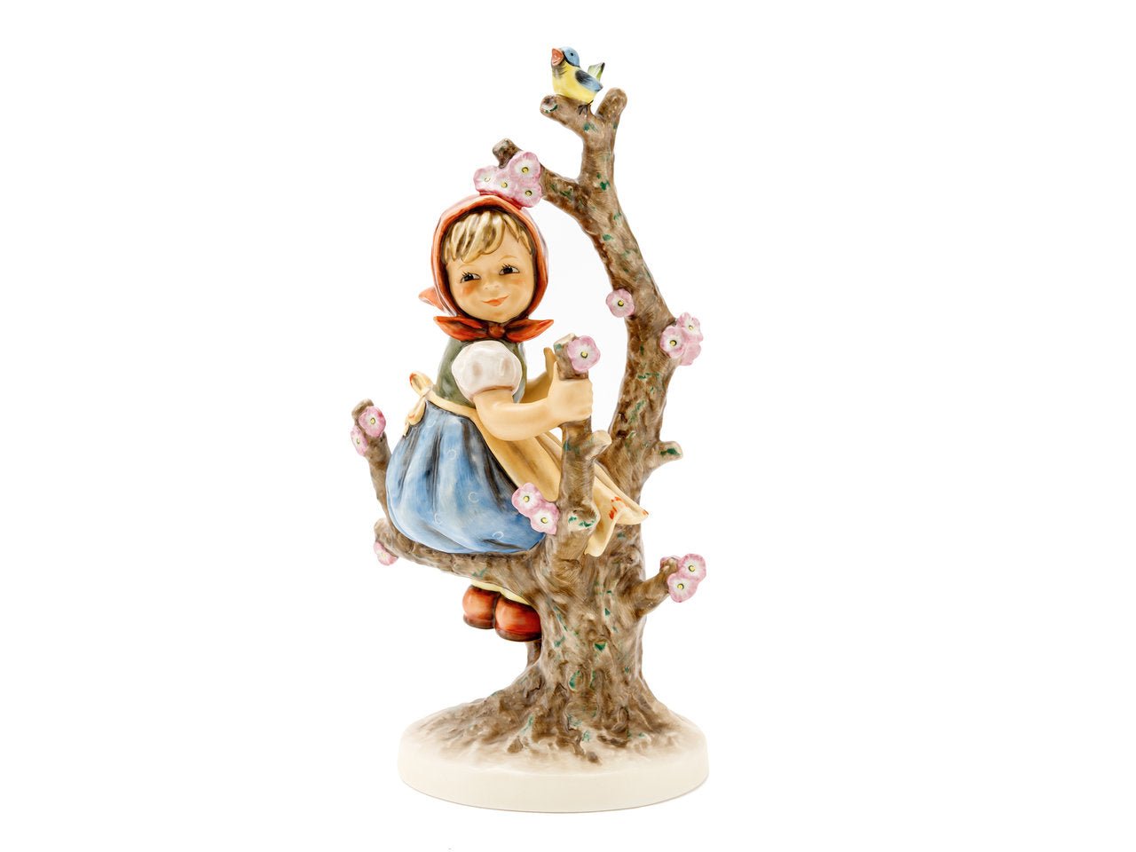 01 - 141 - 05 - 0 - Hummel Figur Frühling Hum 141/V Mädchen im Baum 26cm