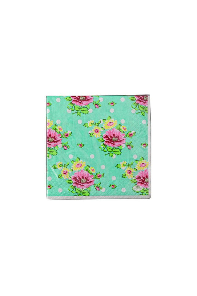 02433 - 726036 - 05214 - Hutschenreuther Ostern Springtime Flowers Türkis 'Servietten 33x33/20'