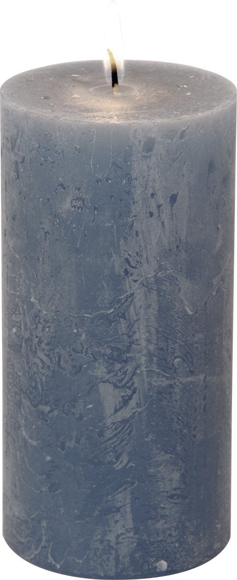 IHR - K141440 - IHR 'Stumpenkerze D7 x 14cm, blau'