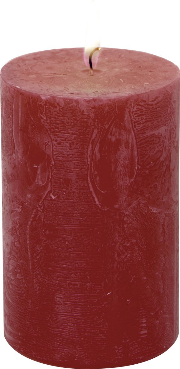 IHR - 141110 - IHR 'Stumpenkerze rot, D7 x 11 cm'