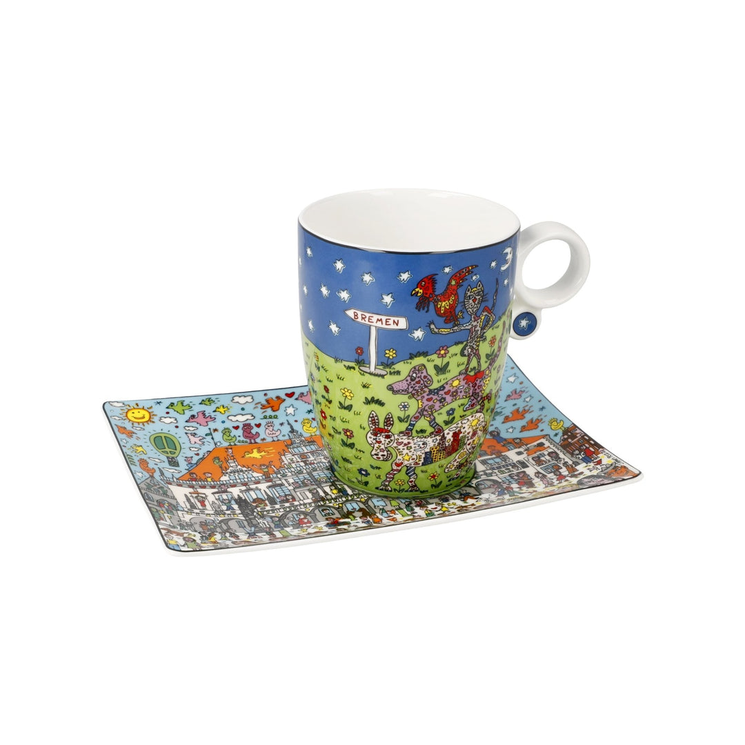 26103431 - James Rizzi - All Roads Lead to Bremen, Goebel, Künstlertasse, 2024