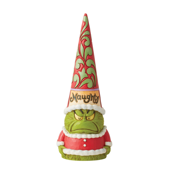 6012704 - Jim Shore - Zweiseitiger frecher und netter Grinch - 21cm&