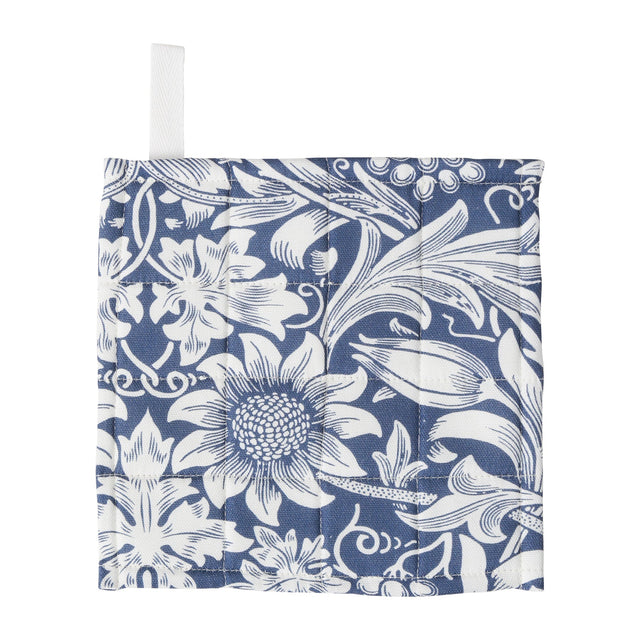 KLI - 521006 - KLIPPAN - Topflappen Sunflower dark denim, gewebte Baumwolle 20x20cm