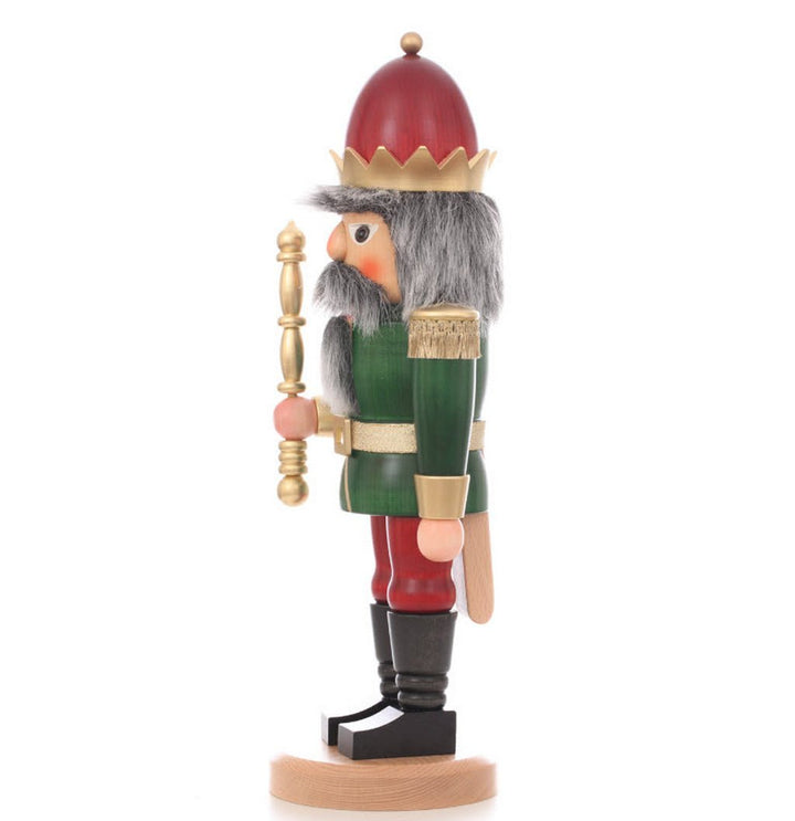 ULB - 32827 - König rot/grün, Nussknacker, Ulbricht - 43cm&
