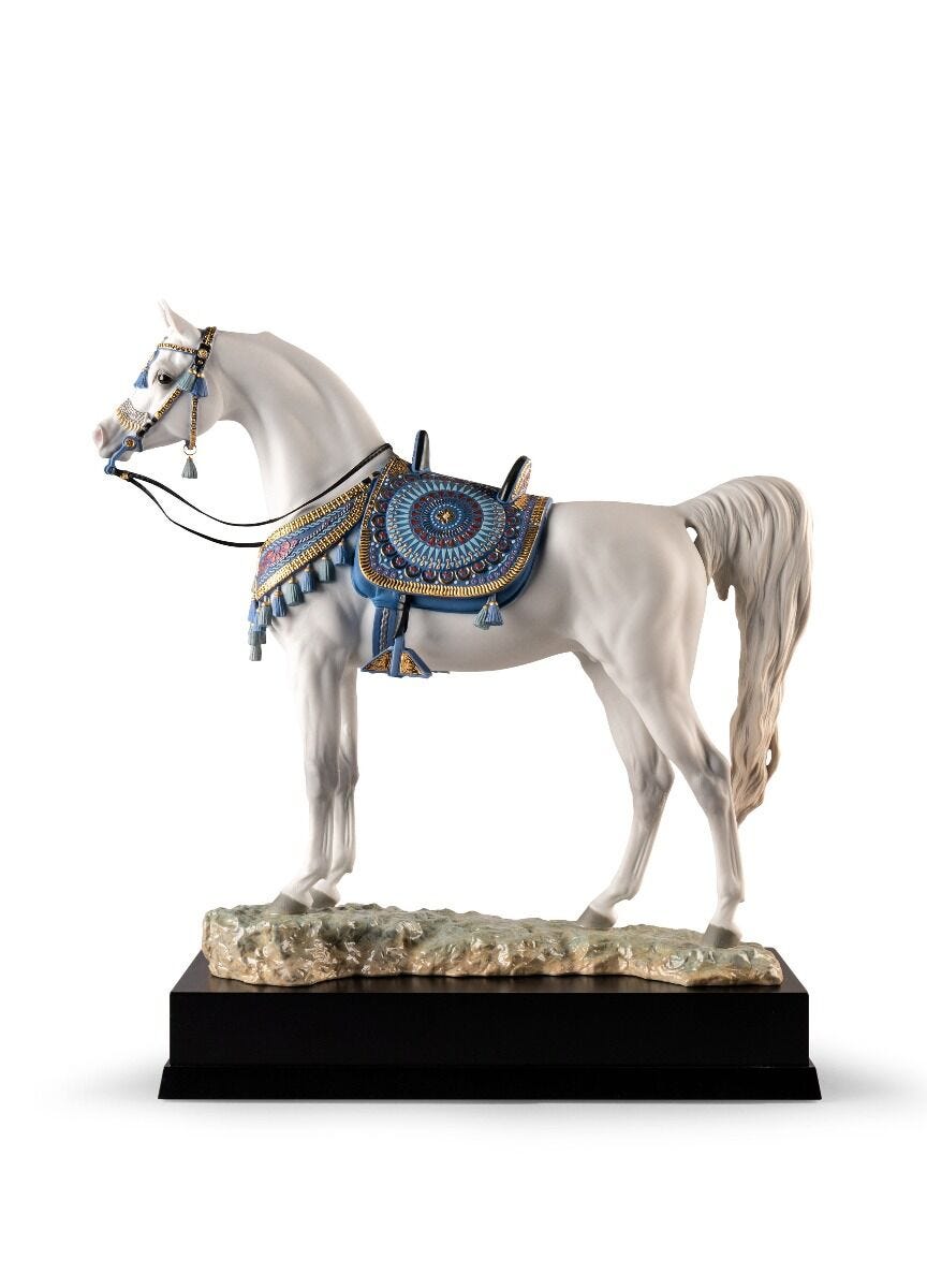 010 - 02020 - LLADRO® Figura »Arabský čistokrvný kôň sochárska limitovaná edícia 300 kusov« 01002020