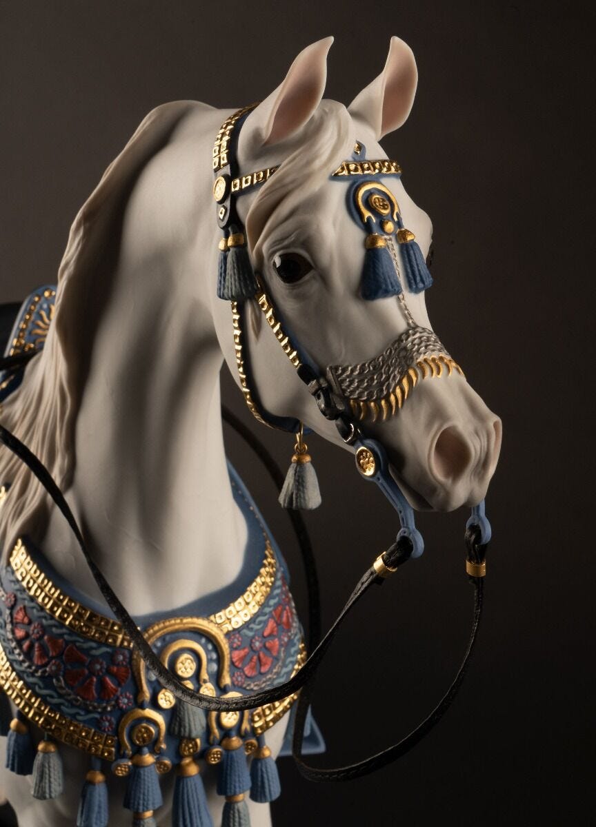 010 - 02020 - LLADRO® Figura »Arabský čistokrvný kôň sochárska limitovaná edícia 300 kusov« 01002020