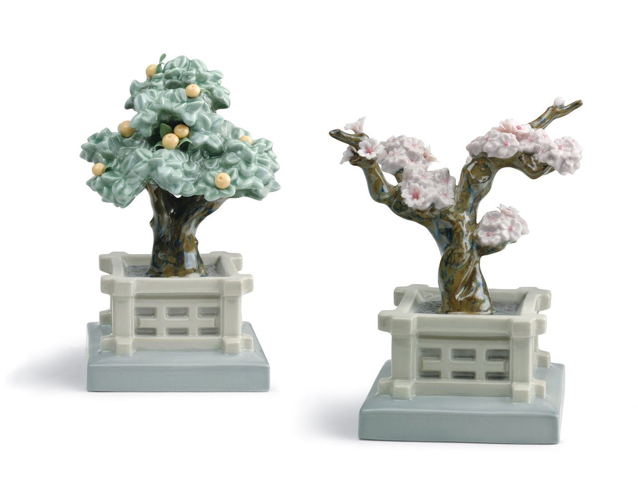 010 - 08455 - LLADRO® Figur »Blumentöpfe (Mandarinen Und Kirschbaum)« 01008455