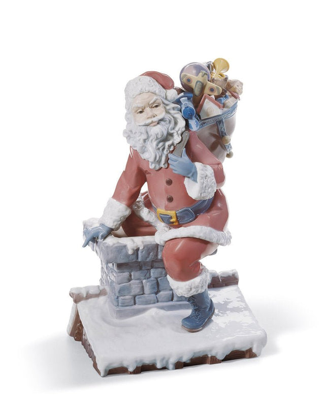 010 - 01931 - LLADRO® Figur »Den Kamin Hinunter limitiert auf 1500 Stück« 01001931