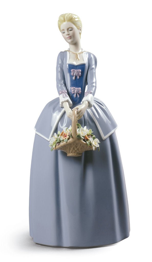 010 - 09180 - LLADRO® Figur »DIE ERSTEN BLUMEN AUS MEINEM GARTEN - 31 cm« 01009180
